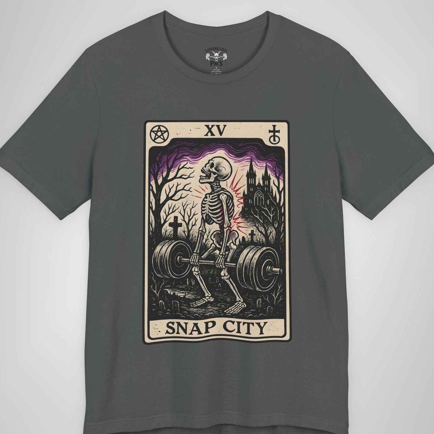 Snap City Tarot Deadlift Tee