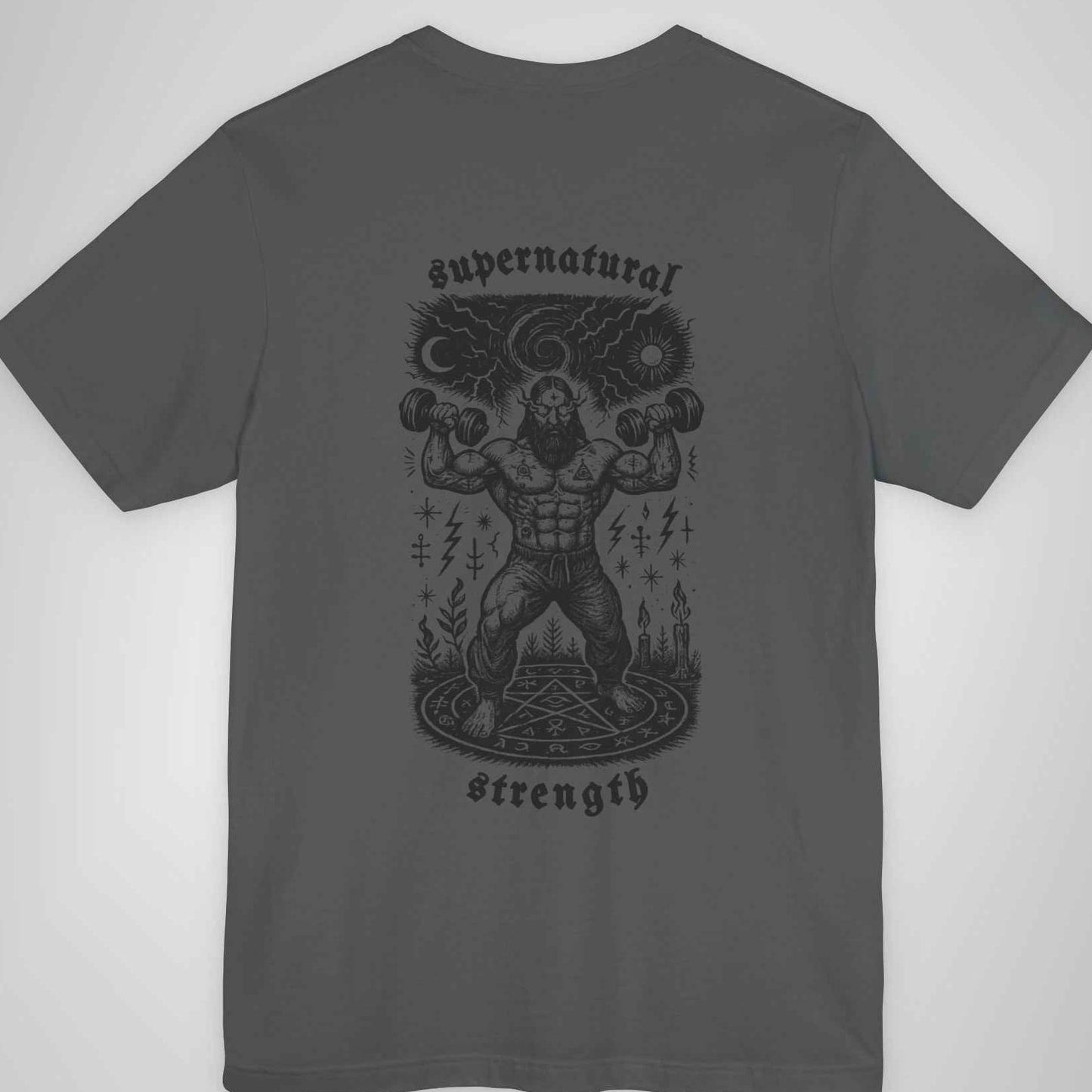 Rasputin's Wrath – Occult Line Art Workout Graphic Tee