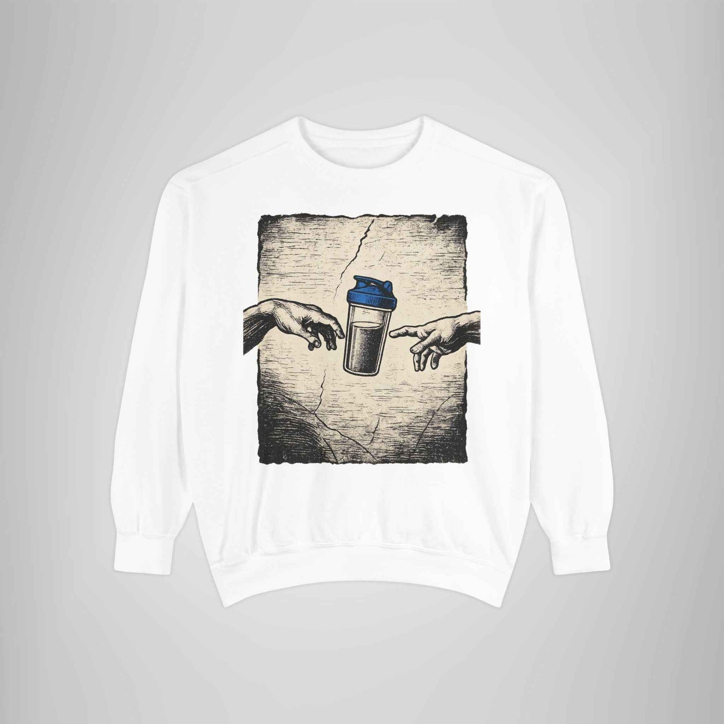 The Creation of Protein Sweatshirt
