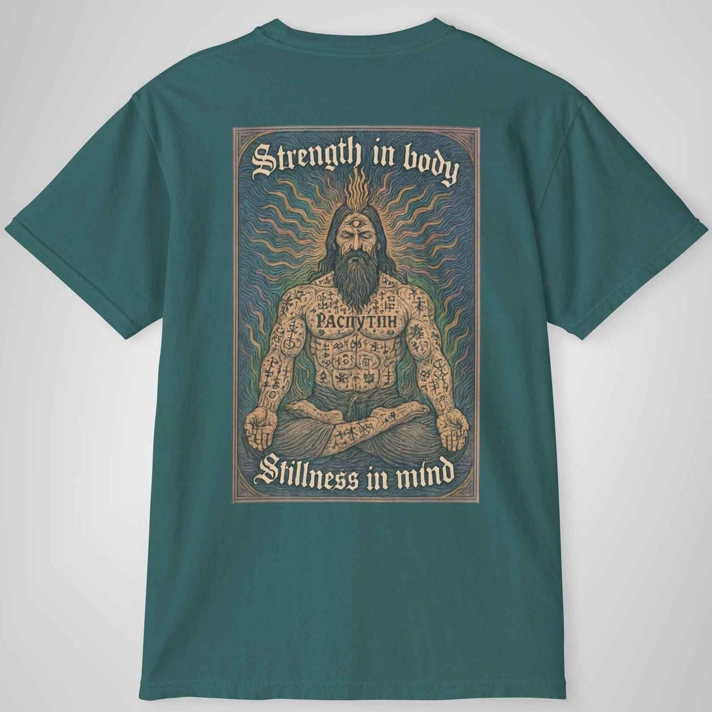 Strength in Body, Stillness in Mind - Occult Rasputin Meditation Shirt