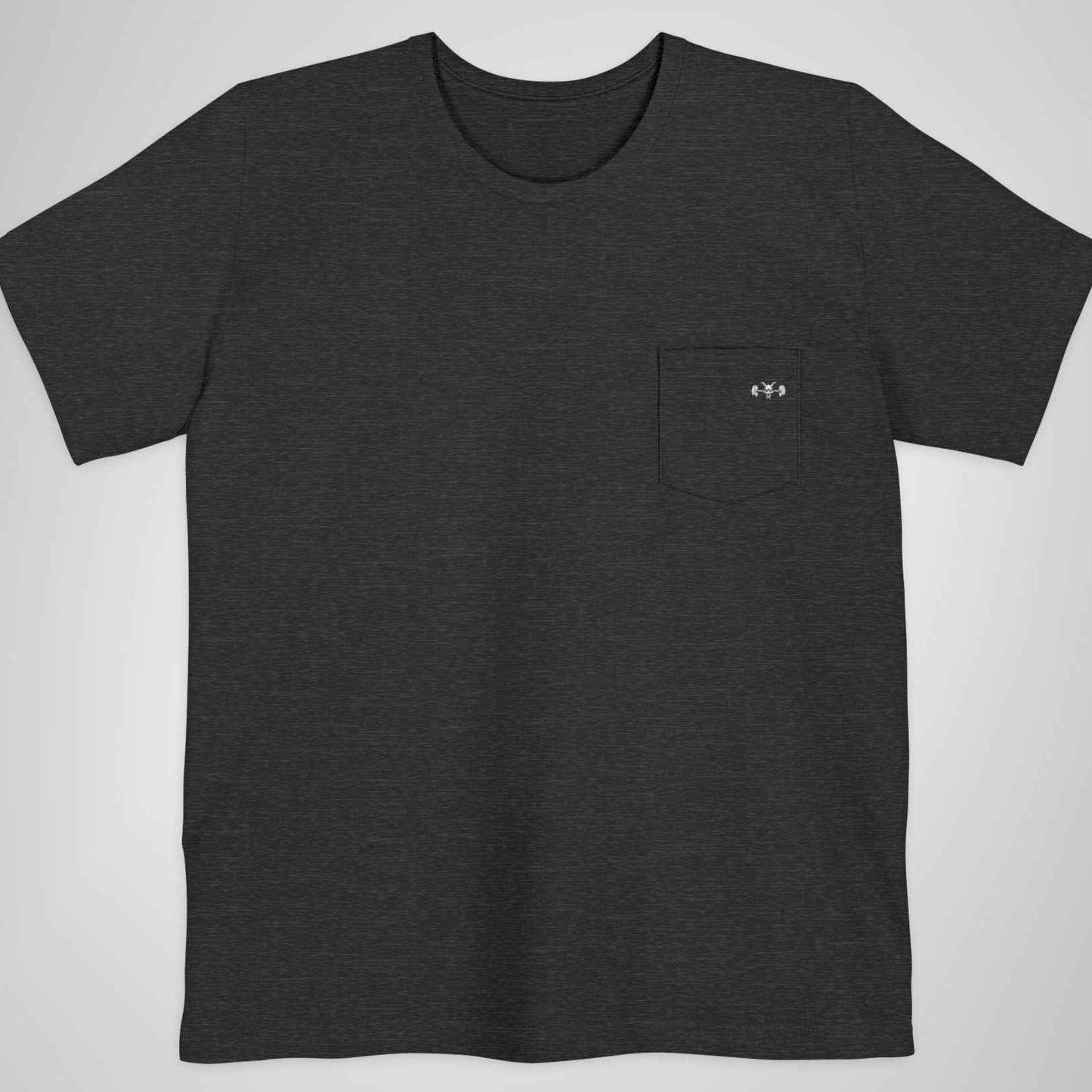 Lineart Bigfoot Deadlift Tee - Pocket Shirt - Cryptid Collection