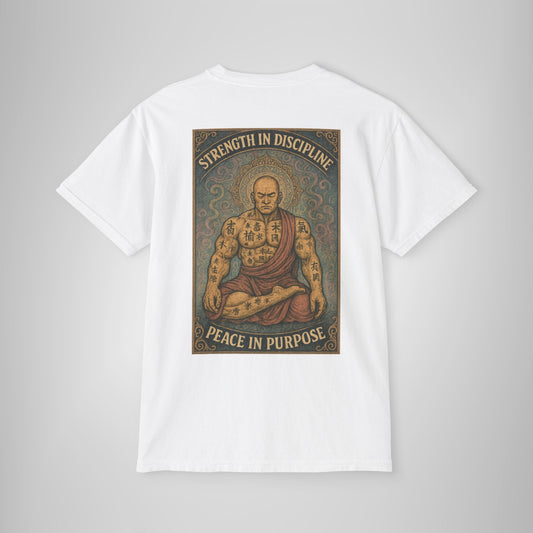 Strength in Discipline - Monk Meditation Tee