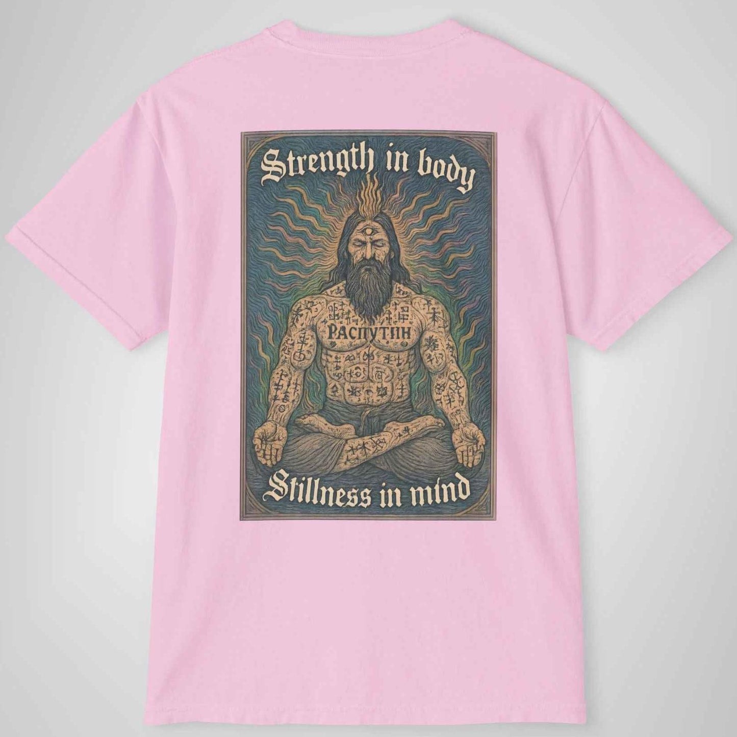 Strength in Body, Stillness in Mind - Occult Rasputin Meditation Shirt