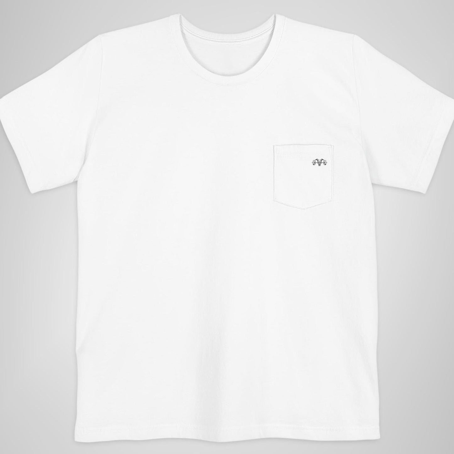 Lineart Bigfoot Deadlift Tee - Pocket Shirt - Cryptid Collection