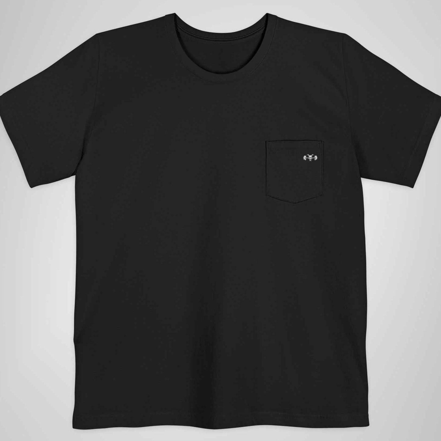 Lineart Bigfoot Deadlift Tee - Pocket Shirt - Cryptid Collection