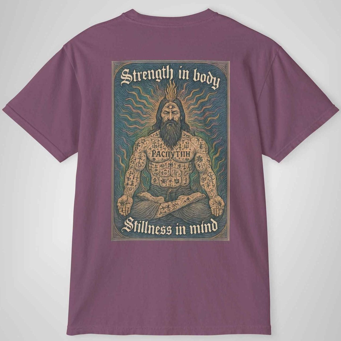 Strength in Body, Stillness in Mind - Occult Rasputin Meditation Shirt