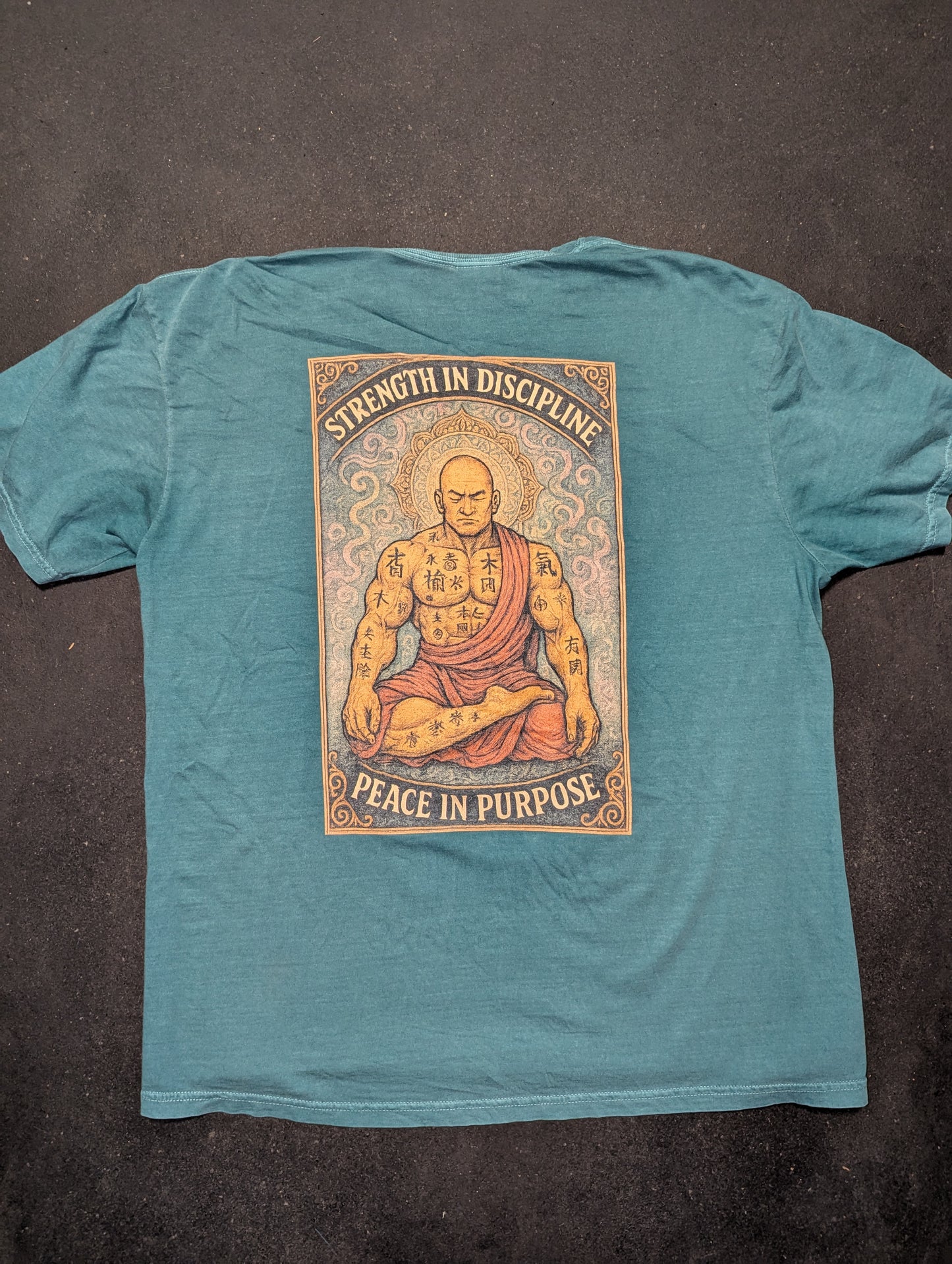 Strength in Discipline - Monk Meditation Tee