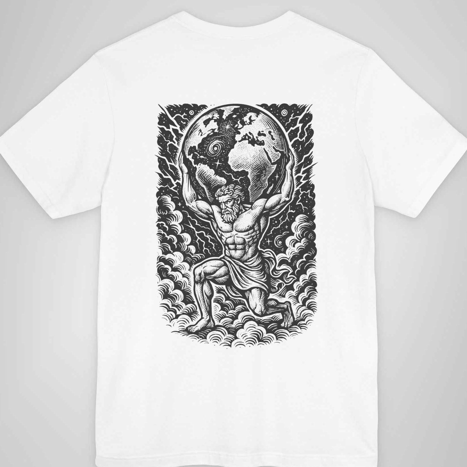 Atlas Shrugged - Mythic Strength Lineart Tee