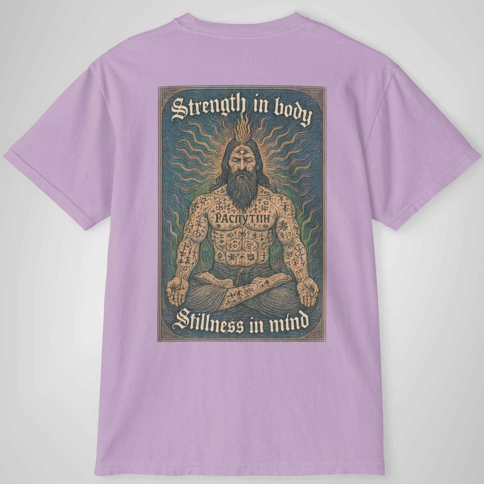 Strength in Body, Stillness in Mind - Occult Rasputin Meditation Shirt