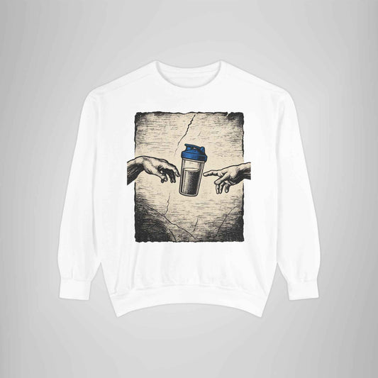 The Creation of Protein Sweatshirt