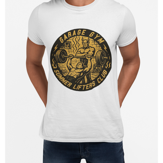 Garage Gym Summer Lifters Club T-Shirt