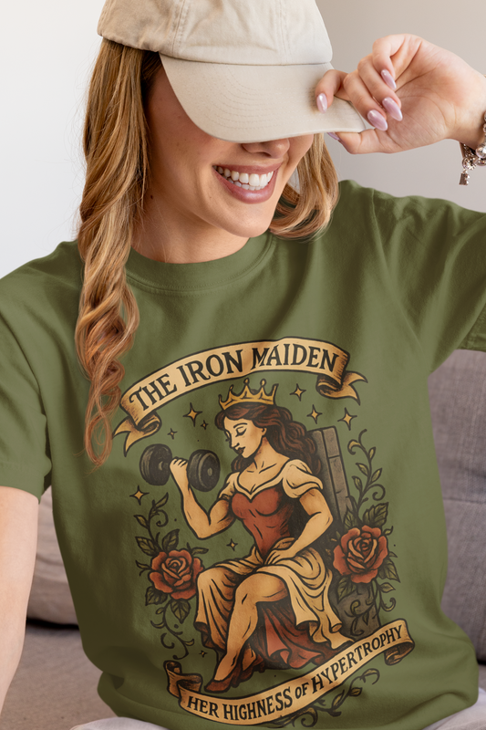 The Iron Maiden - Vintage Gym Princess T-Shirt for Women