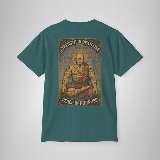 Strength in Discipline - Monk Meditation Tee