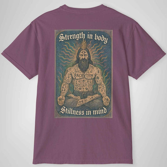 Strength in Body, Stillness in Mind - Occult Rasputin Meditation Shirt