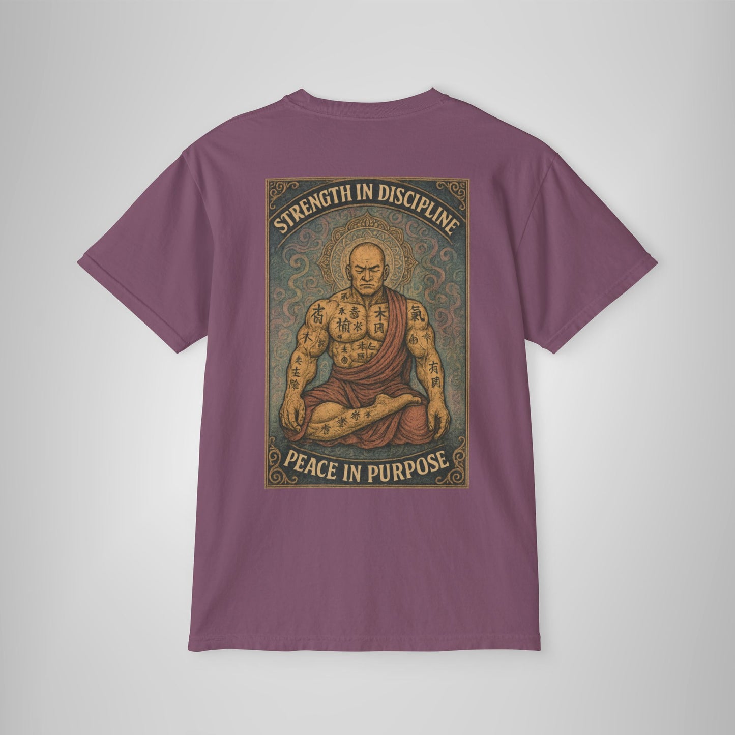 Strength in Discipline - Monk Meditation Tee
